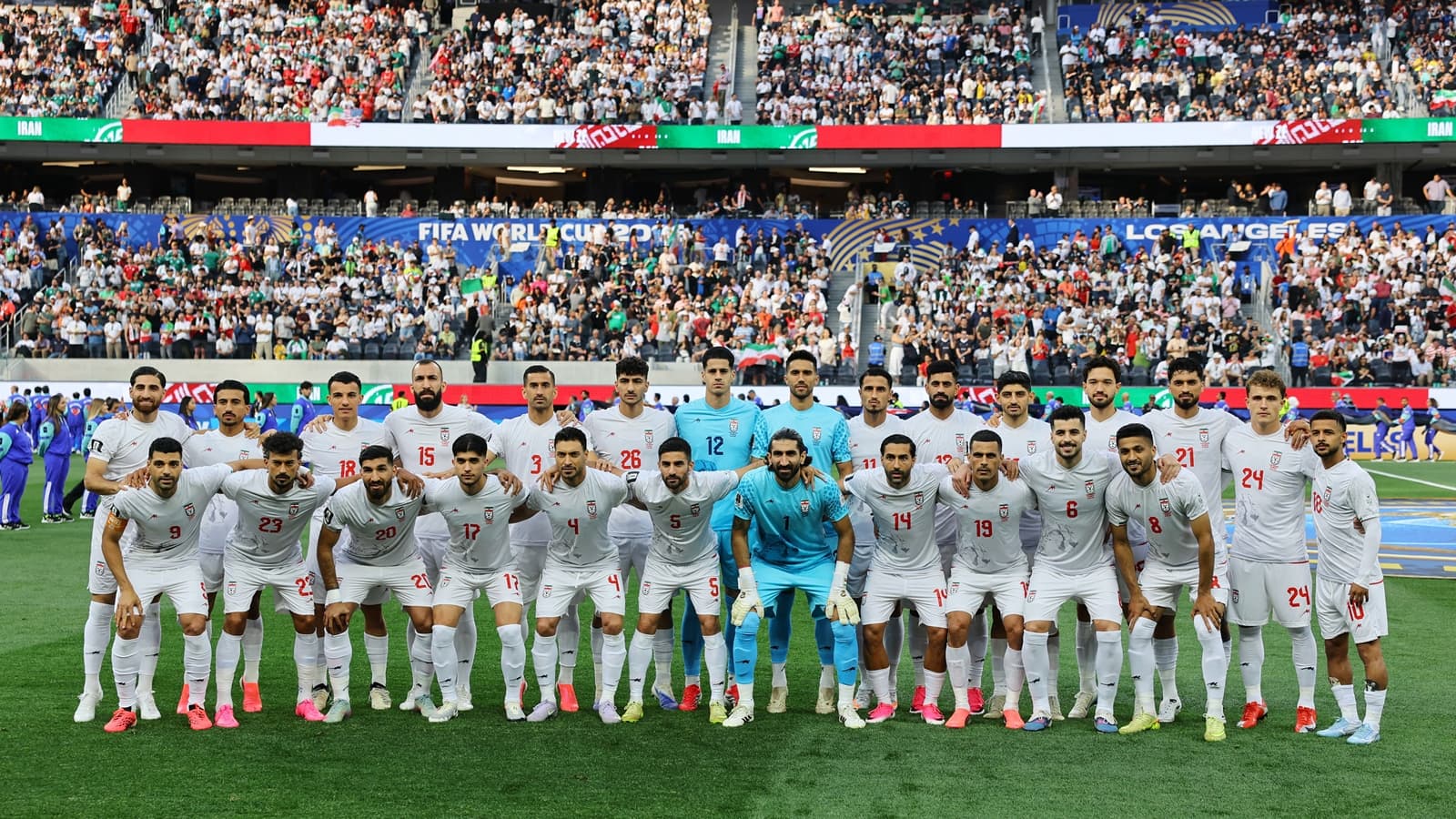 Team Melli players after their 2-2 World Cup draw against New Zealand.